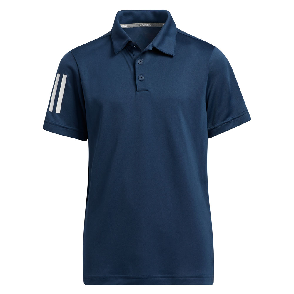 adidas 3-Stripe Junior Golf Polo Shirt | Snainton Golf