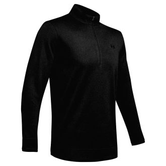 Under Armour Storm SweaterFleece 1/2 Zip Golf Pullover 1345464-001 Black