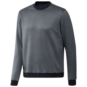 adidas 2022 Go-To Crewneck Golf Sweatshirt Grey Six/Black