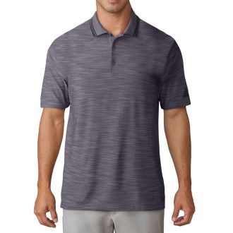 adidas Ultimate365 Textured Stripe Golf Polo Shirt