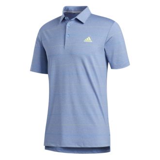 adidas Ultimate365 Heather Stripe Golf Polo Shirt