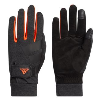 adidas Warm Golf Gloves HC6230 Dark Grey Heather/Orange