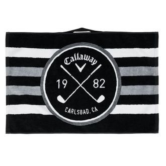 Callaway Golf 2022 Cart Towel 5920000 Black Charcoal White