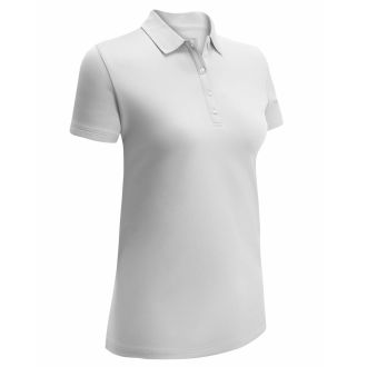 Callaway SwingTech Solid Ladies Golf Polo Shirt CGKSA0A7-123 White