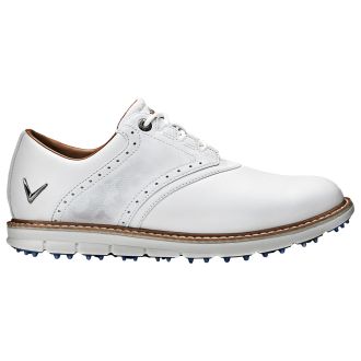 Callaway 2024 Lux Waterproof Golf Shoes White/Natural