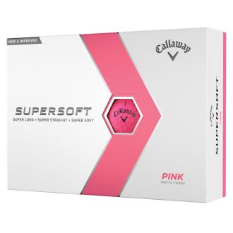 Callaway Supersoft 2023 Matte Pink Golf Balls