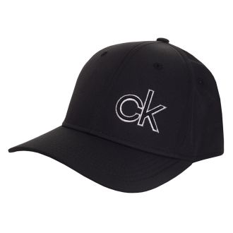 Calvin Klein Q-Max Contrast Peak Baseball Cap C9510 Black
