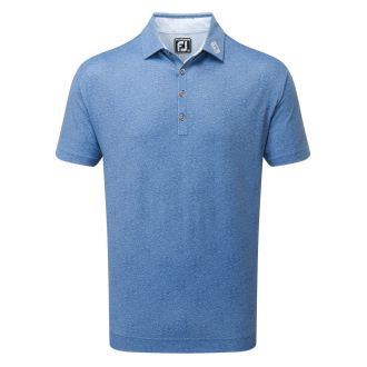 Footjoy Bluffton Texture Print Golf Polo Shirt  89895  Sapphire