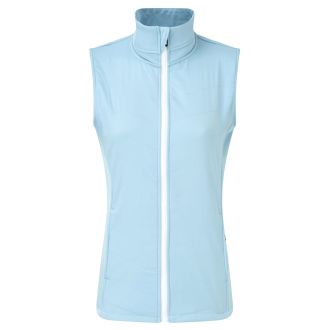 FootJoy Ladies Thermal Quilted Golf Vest 96028 Sky Blue/White