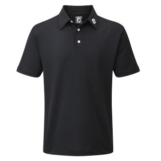 FootJoy Stretch Pique Solid Golf Polo Shirt 91822 Black