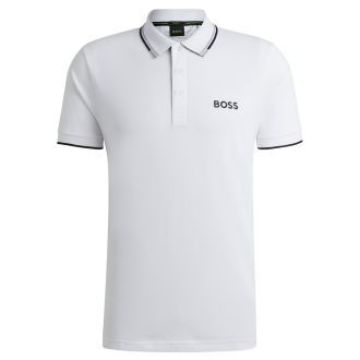Hugo Boss Paddy Pro Golf Polo Shirt White 50469102-100