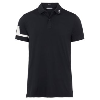 J.Lindeberg Heath Golf Polo Shirt GMJT06335-9999 Black