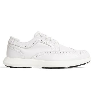 J.Lindeberg Fairway Brogue Sneaker Golf Shoes GMSW11783-0000 White