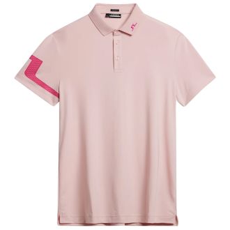 J.Lindeberg Heath Golf Polo Shirt Powder Pink GMJT09159-S022