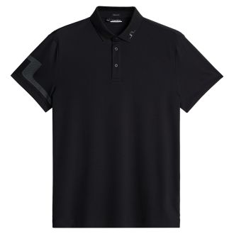 J.Lindeberg Heath Golf Polo Shirt GMJT10685-9999 Black