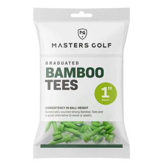 Masters Golf 25mm Bamboo Graduated Tees - 25 Pack