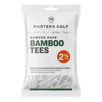 Masters Golf 54mm Bamboo Golf Tees - 130 Pack
