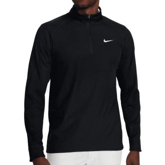 Nike Dri-FIT Tour ADV 1/2 Zip Golf Pullover FD5833-010 Black/Black/White