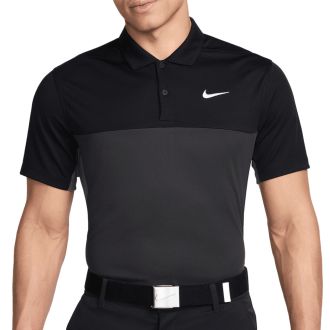 Nike Victory+ Golf Polo Shirt FQ1114-010 Black/Iron Grey/Dark Smoke Grey/White