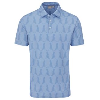 Ping Mr. PING Printed Golf Polo Shirt P03661-C500 Coronet Blue Multi