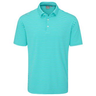 Ping Owain Golf Polo Shirt P03670-ABC Aruba Blue/Ceramic