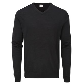 Ping Sullivan V-Neck Golf Sweater Black