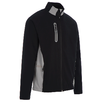 ProQuip Pro Tech Long Sleeve Full Zip Golf Wind Jacket Black/Grey