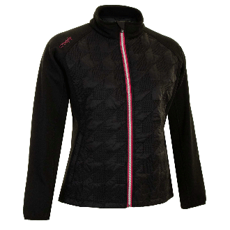 ProQuip Therma Tour Jane Quilted Golf Jacket Black