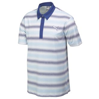 Puma GT Check Stripe Golf Polo Shirt