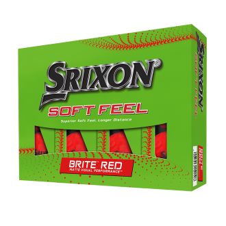 Srixon Soft Feel 2023 Brite Red Golf Balls