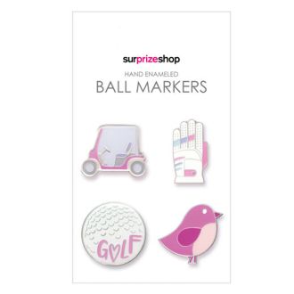 SurprizeShop Putt for Birdie Golf Ball Marker Set BMS008