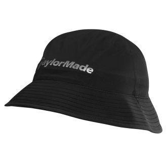 TaylorMade Storm Waterproof Golf Bucket Hat Black