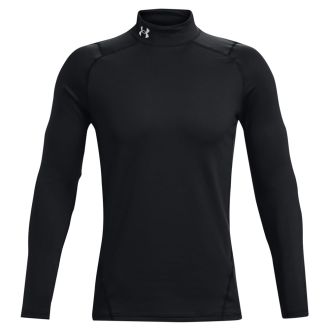 Under Armour ColdGEAR Armour Fitted Mock Baselayer 1366066-001 Black/White
