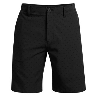 Under Armour Drive Printed Golf Shorts 1370085-022 Galaxy Black/Black/Halo Grey