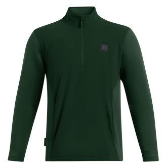 Under Armour Drive Pro Storm Hybrid 1/2 Zip Golf Jacket 1387118-301 Forest Green/Metallic Silver