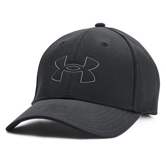 Under Armour Iso-Chill Driver Mesh Adjustable Golf Cap 1369805-001 Black/Pitch Grey