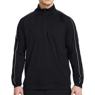 Under Armour Storm Mid Layer 1/2 Zip Golf Pullover 1383143-001 Black/White