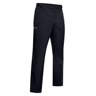 Under Armour Stormproof Golf Rain Trousers 1342718-001 Black/Pitch Grey
