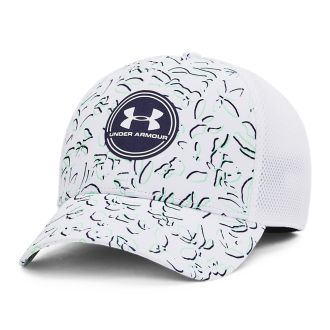 Under Armour Iso-Chill Driver Mesh Golf Cap 1369804-001 Black/White