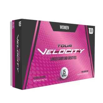 Wilson Tour Velocity Tour Ladies Golf Balls (15 Ball Pack)