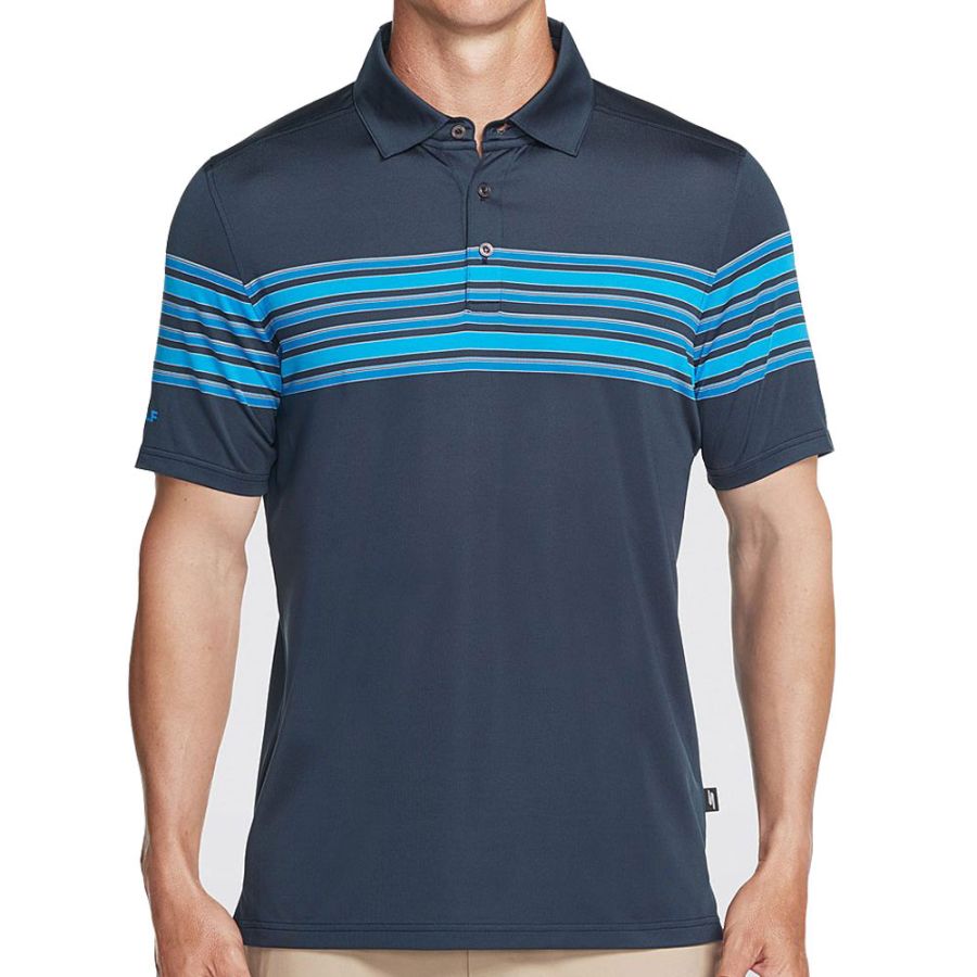 Skechers Go-Golf Club Face Stripe Polo Shirt | Snainton Golf