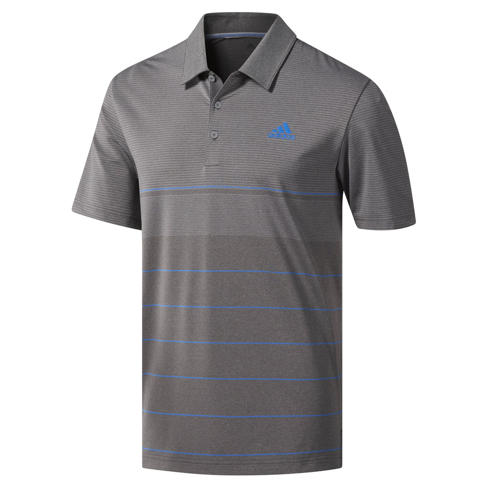 p>adidas Ultimate365 Heather Stripe Golf Polo Shirt</p>